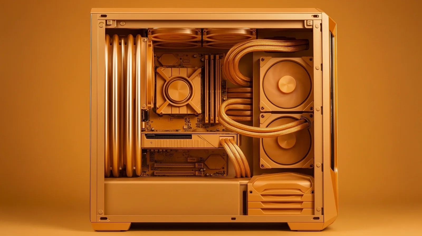 Architecture interne d'une station de jeu haute performance